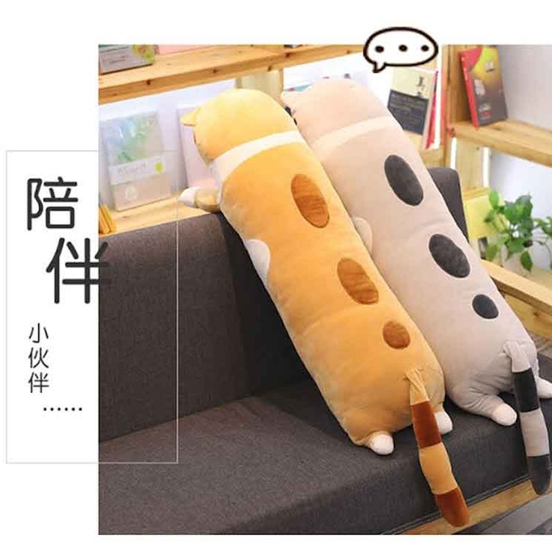可愛貓咪長條抱枕 4