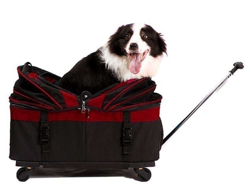 SUV級可折疊多功能大型寵物拉桿箱籠 1
