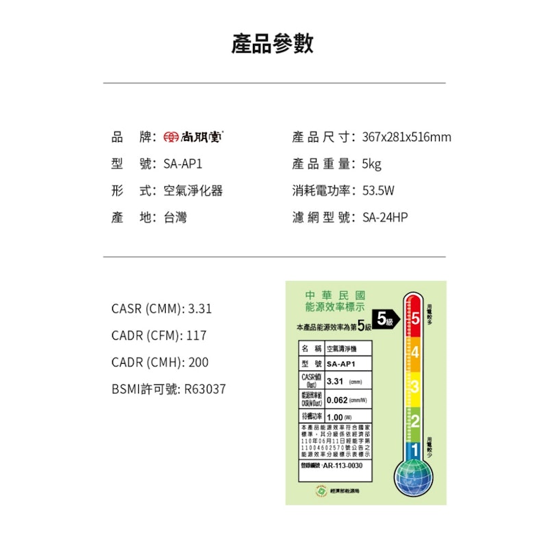 HEPA 空氣清淨機 3