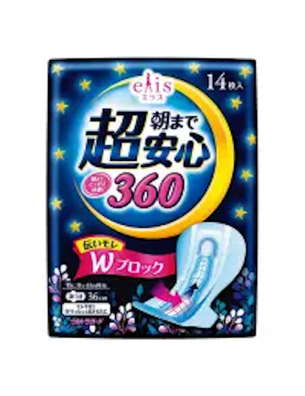 超安心舒眠夜用蝶翼衛生棉360 1