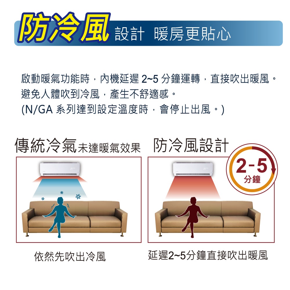 耀金典雅型冷暖分離式空調 2