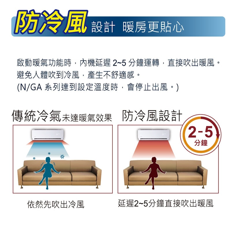 耀金典雅型冷暖分離式空調 2