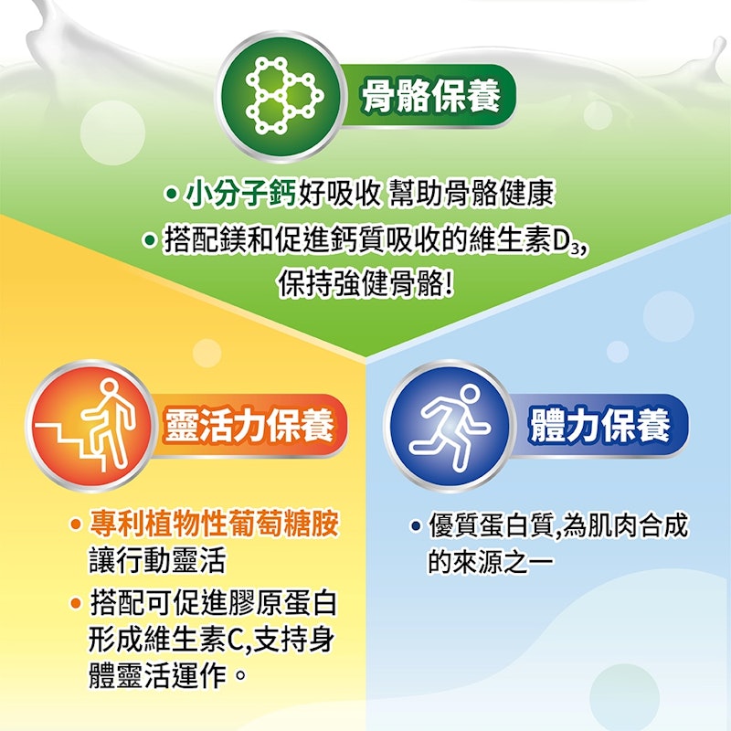 保護力長青高鈣低脂奶粉 2