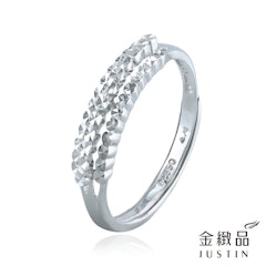 閃爍知音鉑金戒指