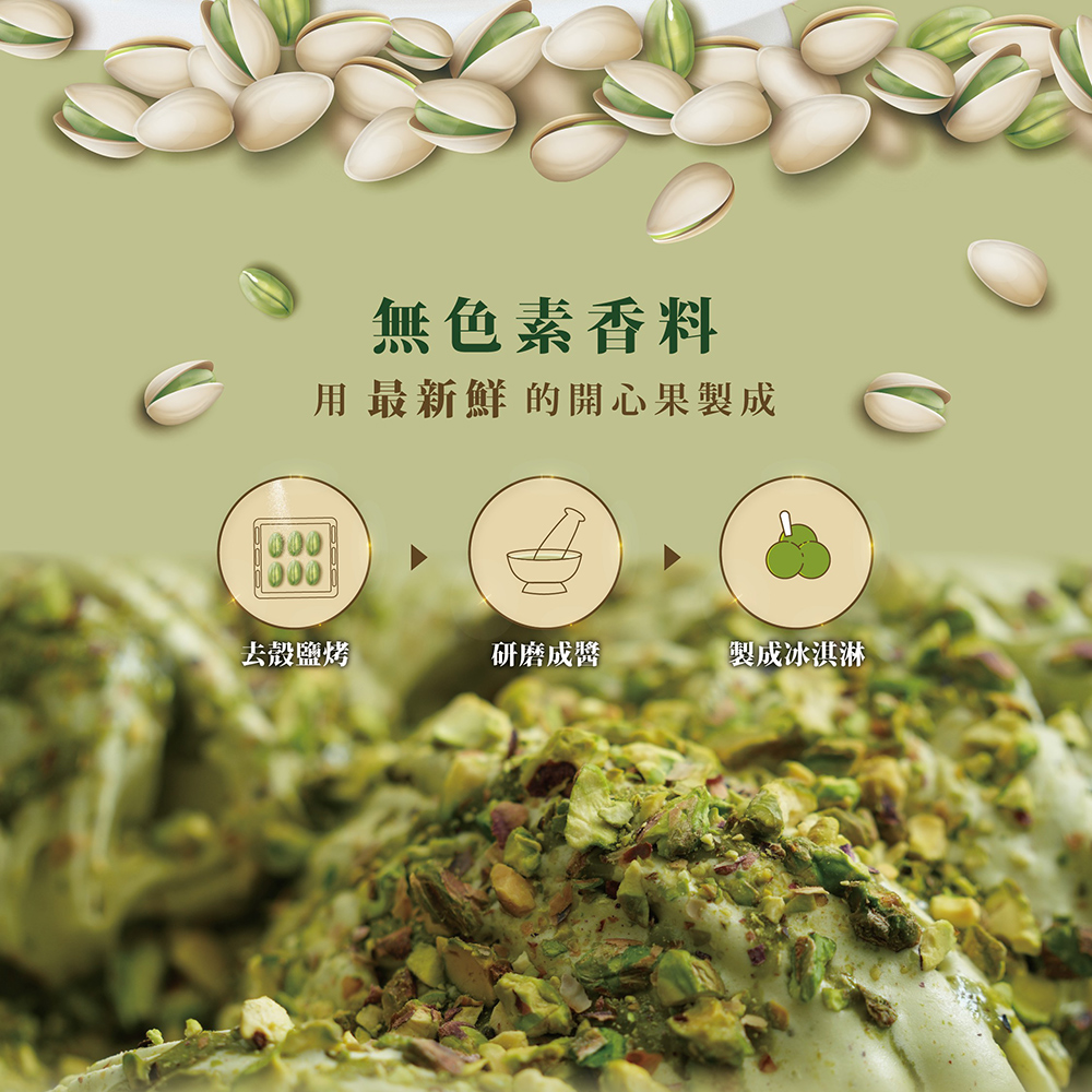 鹽烤開心果冰淇淋蛋糕 3