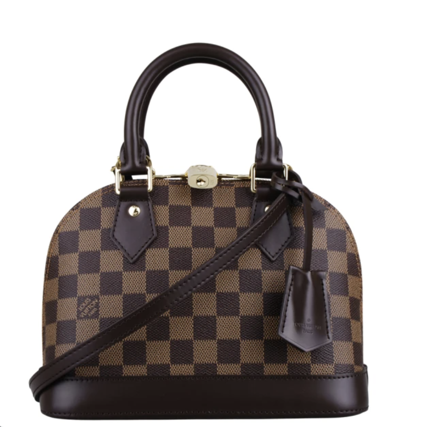 Alma BB Damier 棋盤格帆布手提斜背包 1
