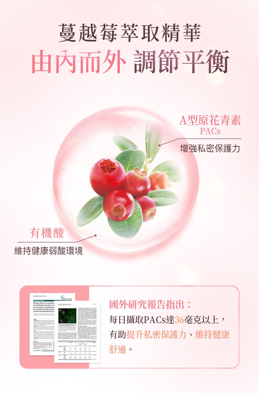 PACs 蔓越莓益生菌粉 2
