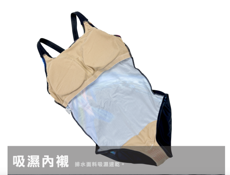 女士三角連體泳衣 2