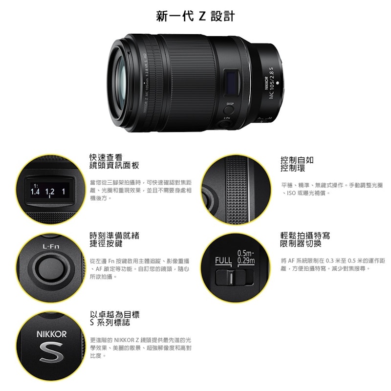 Z MC 105mm f2.8s 2