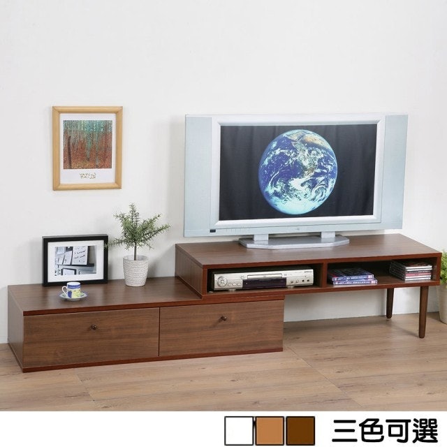 歐伊姆北歐風格伸縮視聽櫃 1