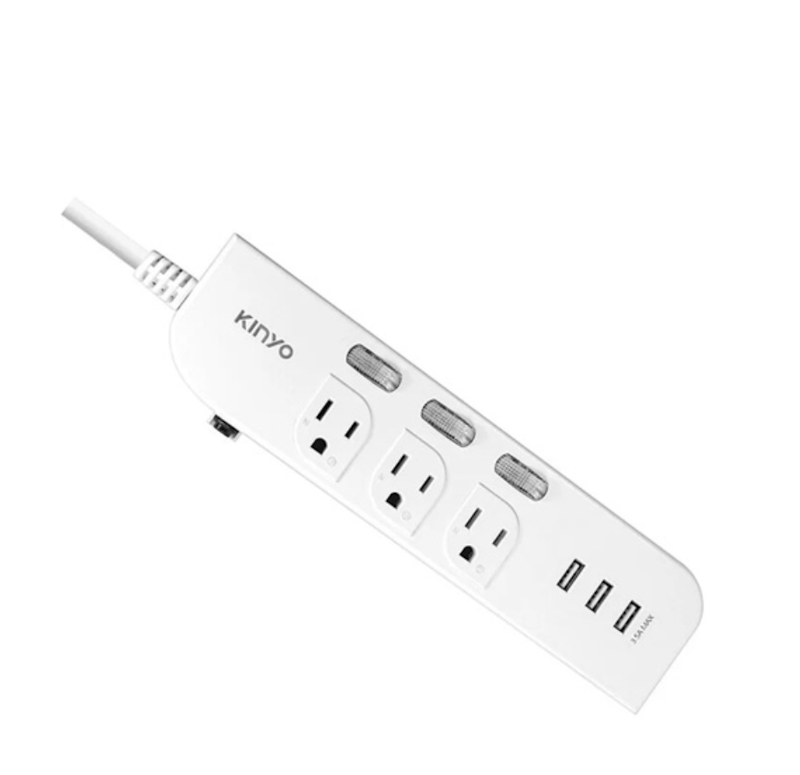 3開3插 USB 延長線 1