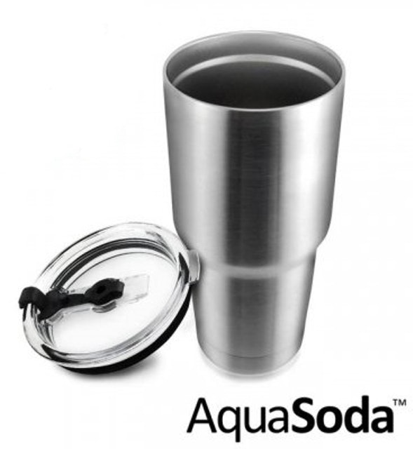 10. AquaSoda 不鏽鋼雙層保溫保冰杯 1