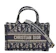 DIOR Mini Book Tote 經典 Oblique 緹花布手提斜背包 1