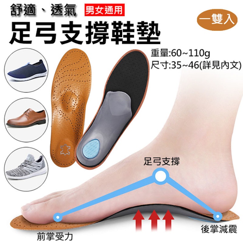 足弓支撐鞋墊 1