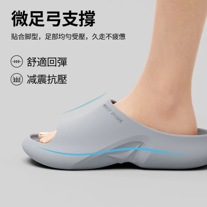 舒適厚底時尚外出拖鞋 3