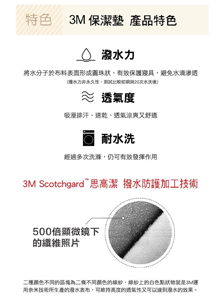 防潑水平單式保潔墊 3