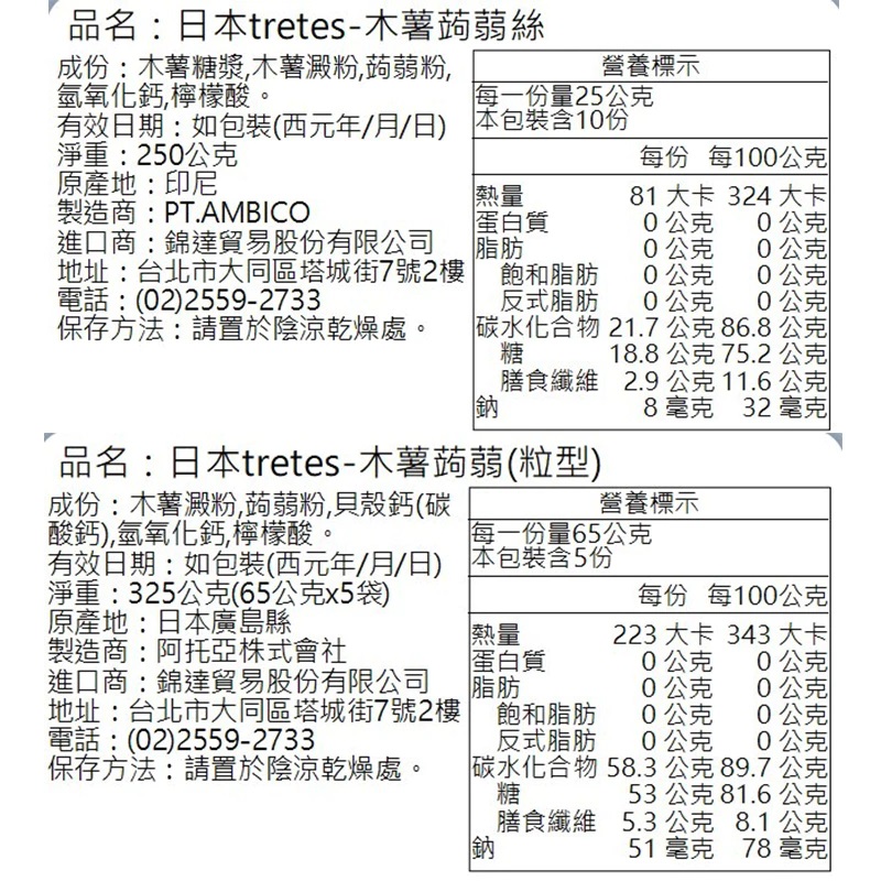 乾燥蒟蒻粒 2