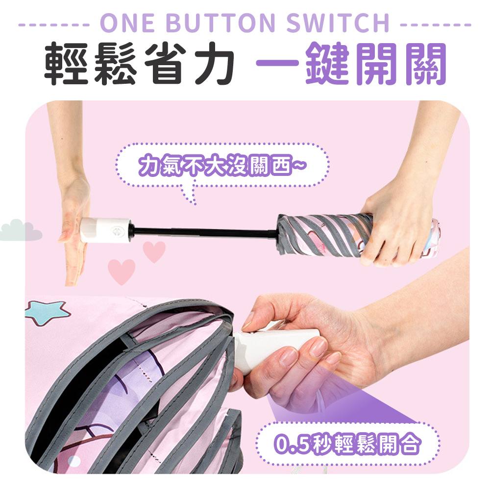 兒童圓角自動摺疊傘 2