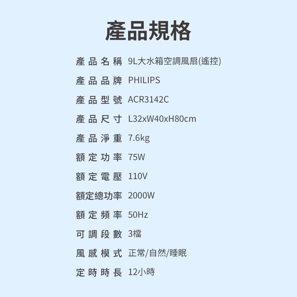 空氣加濕水冷扇 3