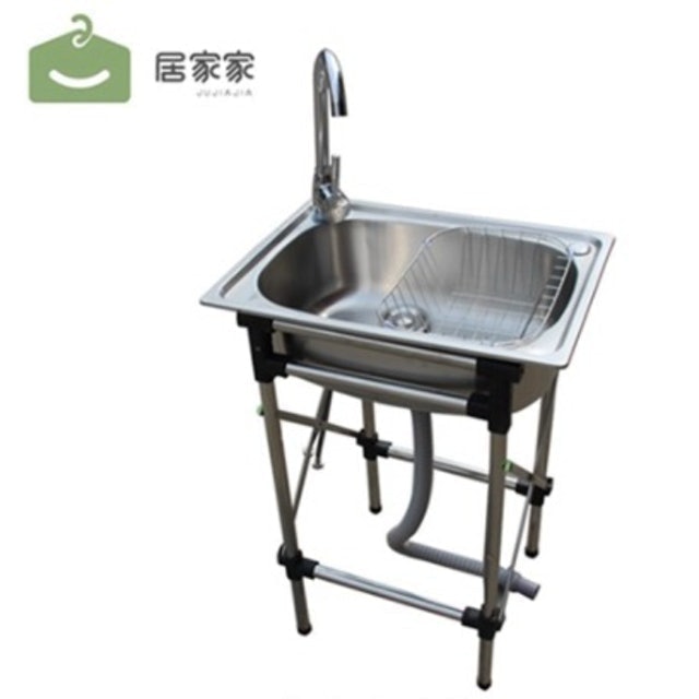 304不鏽鋼單槽洗衣台 1