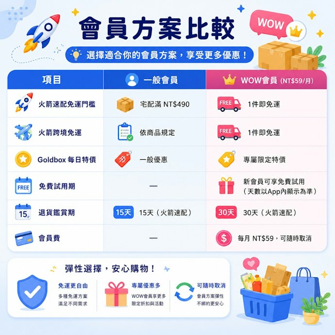 酷澎WOW會員值得訂閱嗎?每月59元的省錢公式