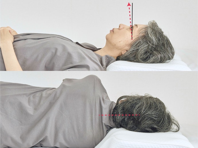 枕頭的理想高度:承受頭部重量後依然能維持10cm 高度