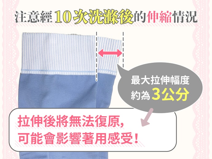 欲長久使用需留意耐洗耐穿度
