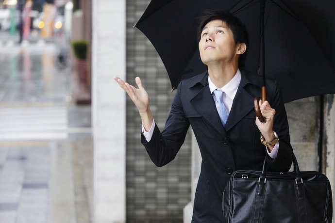 經常外勤者確認防水性