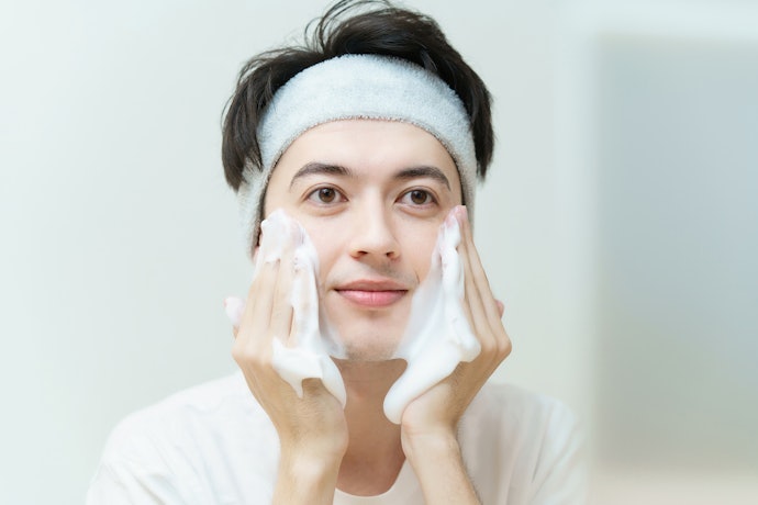 保養品以主打適合男生的清爽控油系列為優先