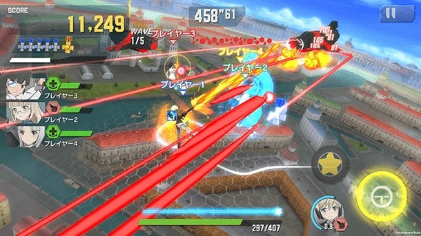 動作射擊遊戲:可自由地操作角色移動射擊