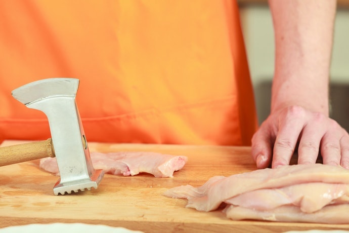鐵鎚型肉鎚可擊碎肉塊