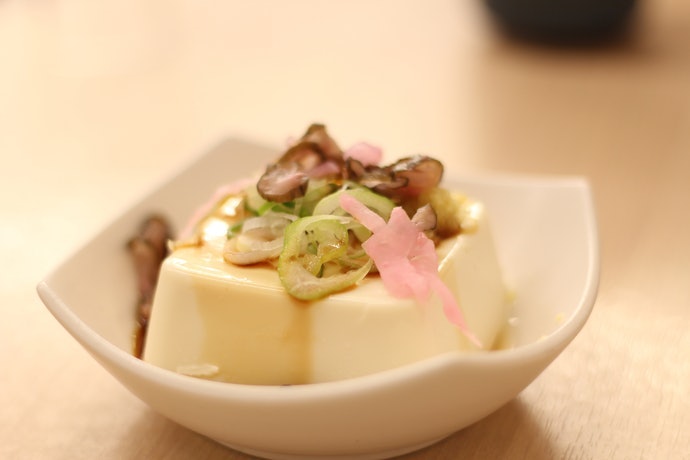 涼拌、湯品:嫩豆腐