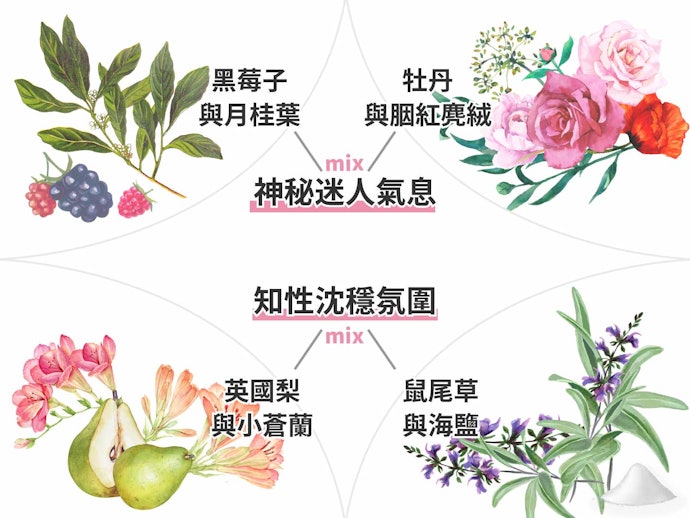依照想像中的感覺自由選配