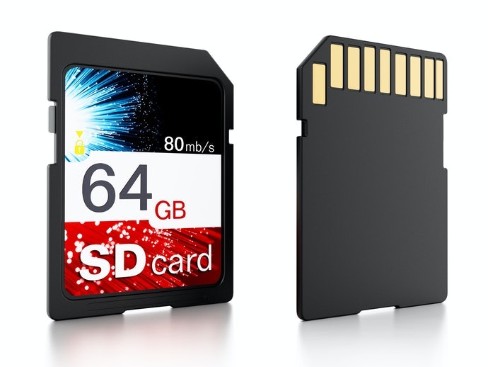 SDXC記憶卡:容量達64GB 以上,適合儲存高解析度之影音檔案