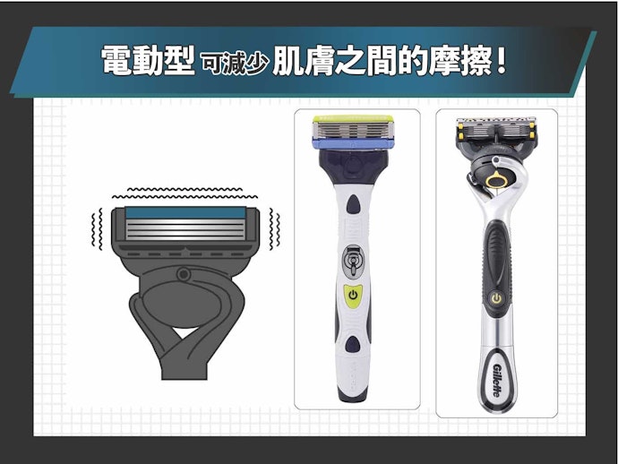 電動類型也很有人氣!適合不想花太多力氣刮鬍的人