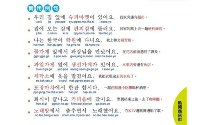 已學會40音者:附例句的單字或文法書能輔助理解