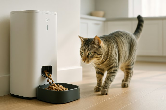 最好搭配「螺旋推送」出糧機制,並確認適配飼料顆粒大小