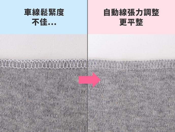 自動線張力調整:新手也能縫出美麗車邊