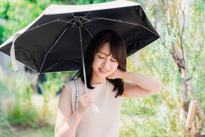 晴雨兩用就選經過抗UV、撥水處理的傘布