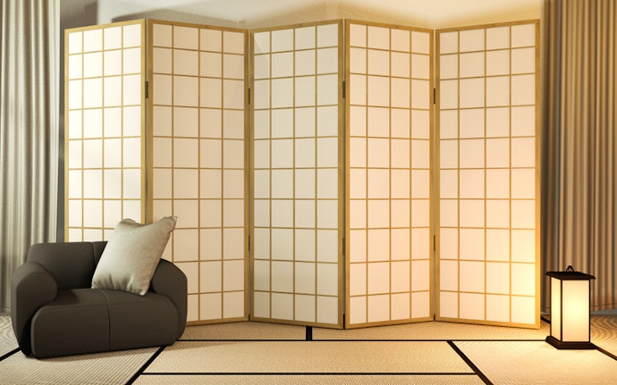 木製屏風:注重室內採光