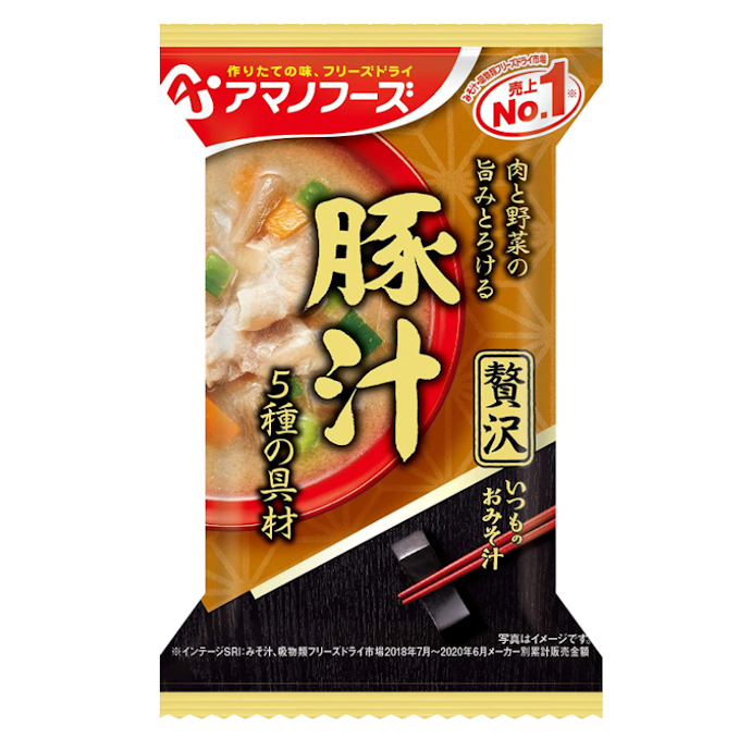 追求飽足感適合配料豐富的豬肉味噌湯