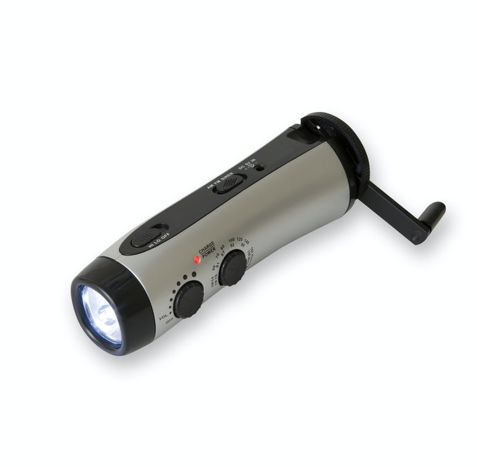 手搖發電型:可自力充電
