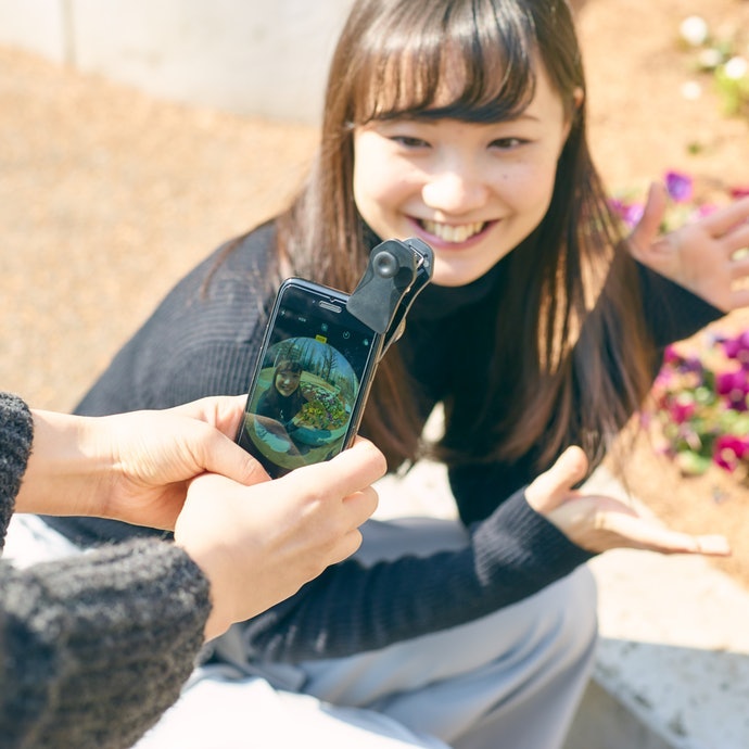 魚眼鏡頭:強調鏡頭中心,讓被攝物顯得圓潤可愛
